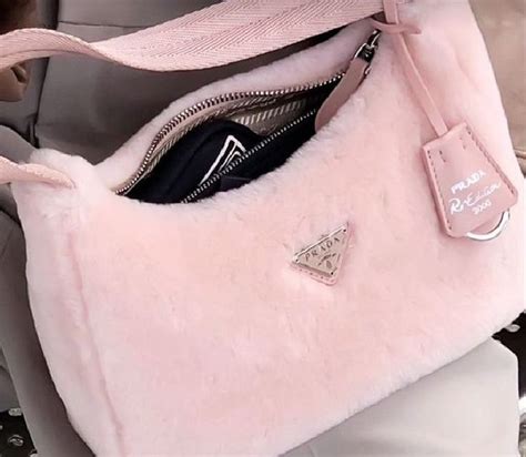 prada pink bag ebay|pink fluffy Prada bag.